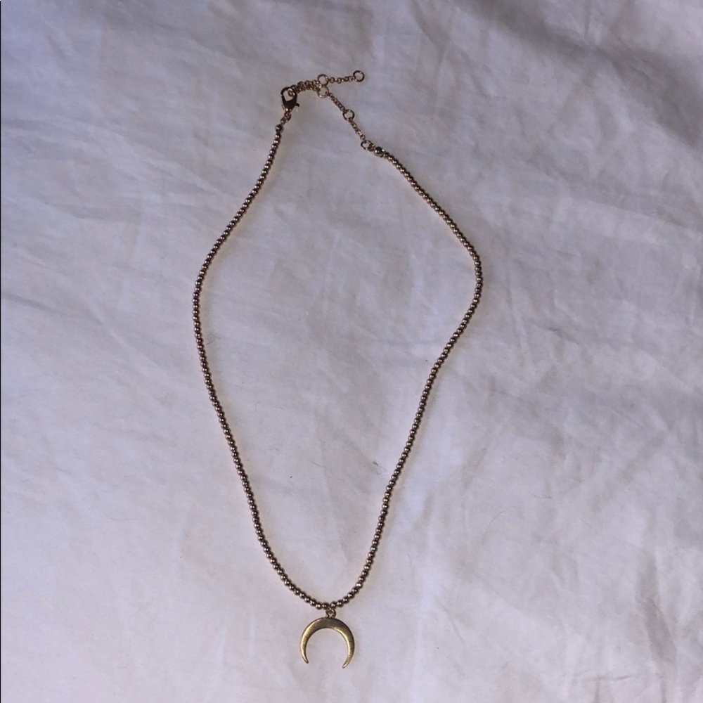 Crescent moon necklace